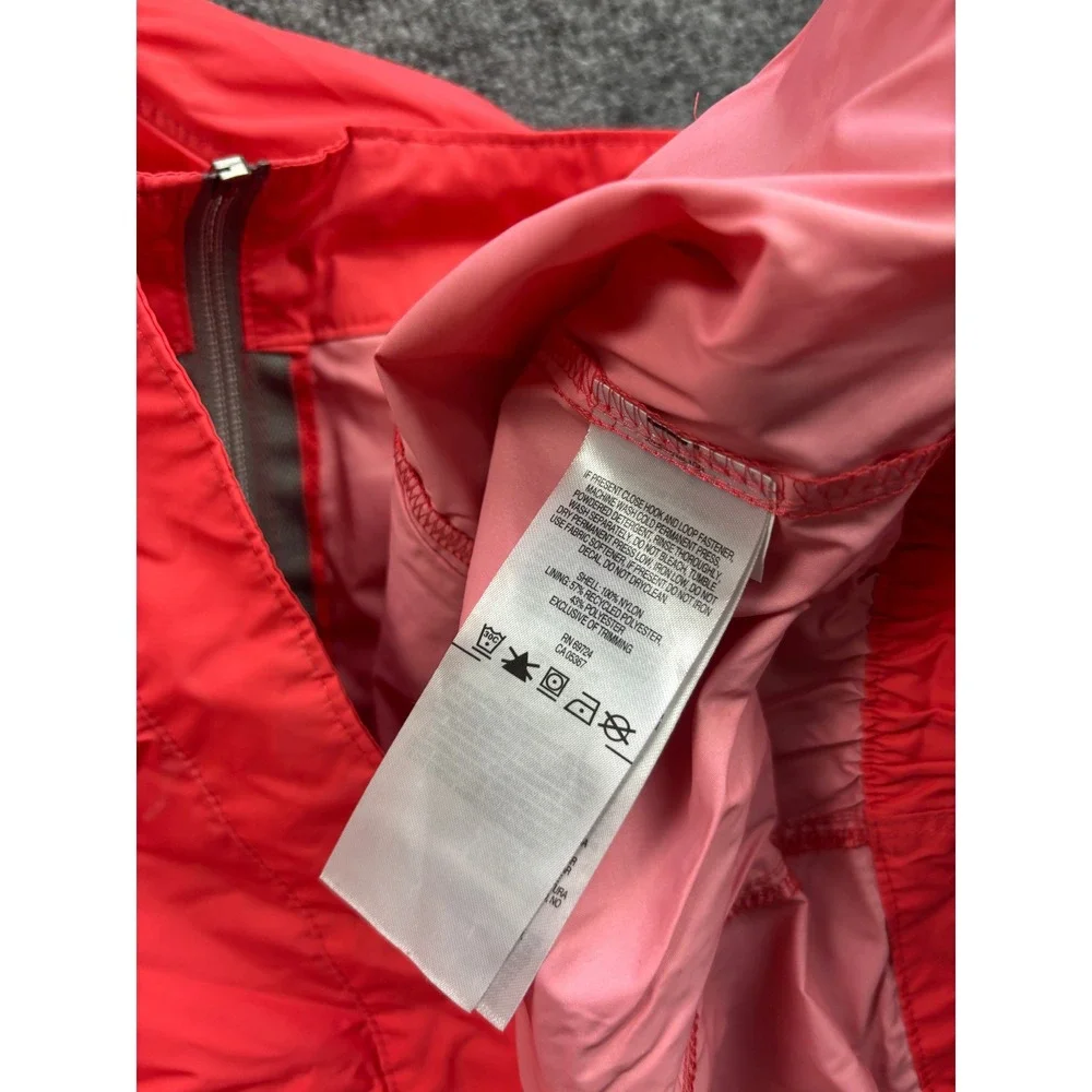 Columbia Windbreaker Jacket Women 3X Pink Full Zip Hooded Mesh Lined Lightweight